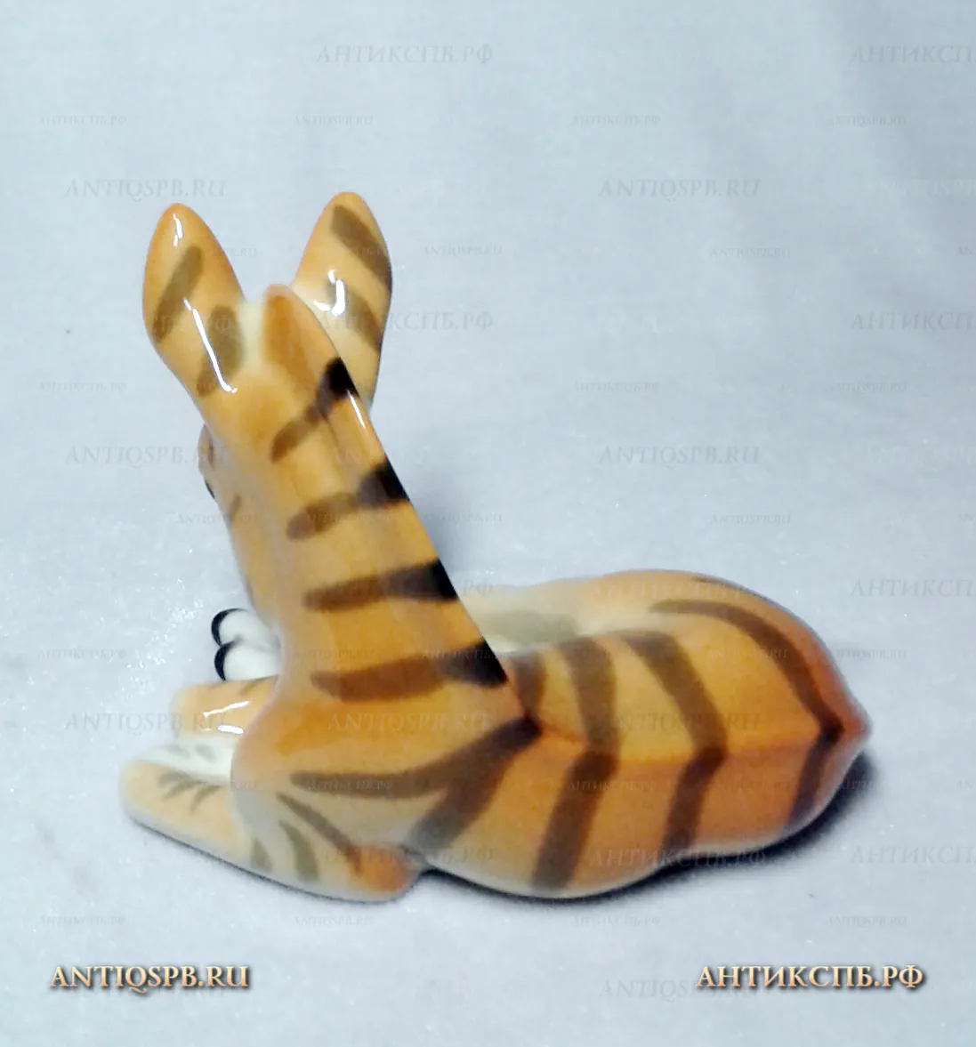 Статуэтка фарфоровая "Зебра". СССР.  Вт. пол. ХХ века. №21218.2